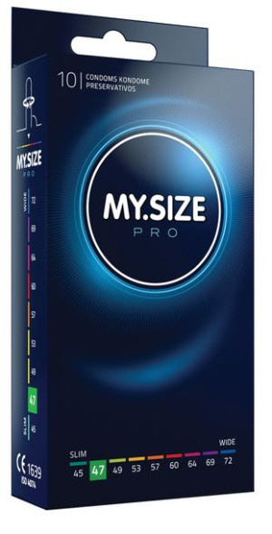 Profesjonalne prezerwatywy MYSIZE PRO 47mm 10szt