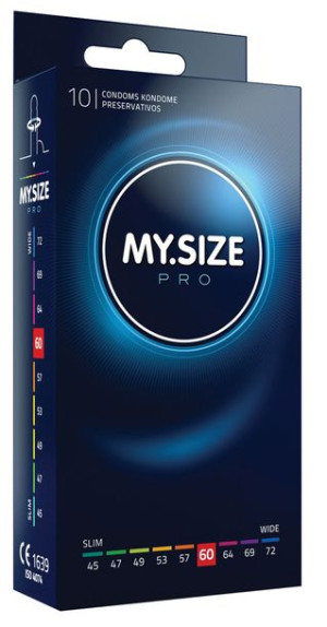 Prezerwatywy dopasowane My Size PRO 60mm 10 sztuk