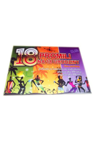 18 promili gra na osiemnastkę urodzinowa imprezowa