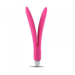 Mocny wibrator stymulator podwójny 2 końcówki 19cm