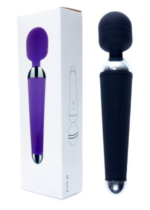 Masażer do łechtaczki sex różdżka 16 trybów 19cm czarny