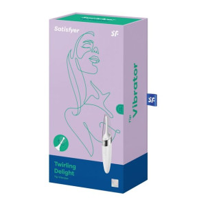 Masażer łechtaczki Satisfyer Twirling 12 trybów biały
