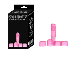 Masażer łechtaczki sex stymulator 4 końcówki 10cm