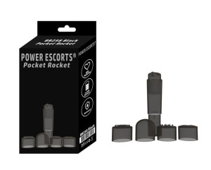 Masażer łechtaczki sex stymulator 4 końcówki 10cm