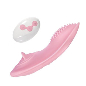 Wibrator masażer do majtek sterowany pilotem pink