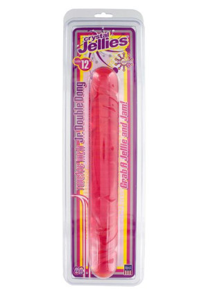 Dildo-double Dong 12"""""""" Pink Jelly