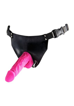 Proteza-powergirl Vibr. Strap-on Pink