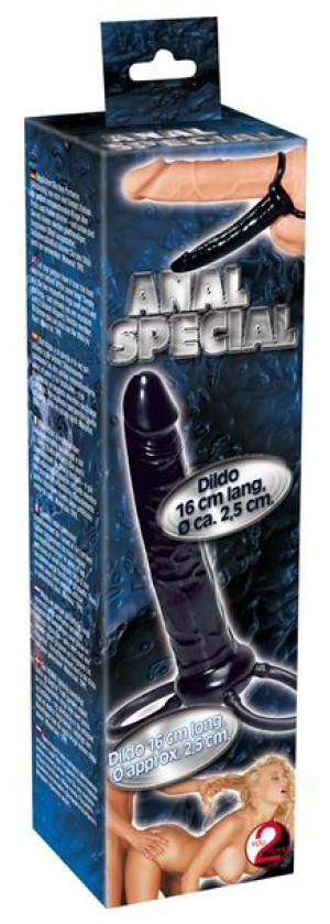 Dildo z pierścieniem na jądra podwójna penetracja