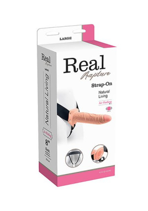 Proteza penisa pusta dildo wibrator strapon 20 cm