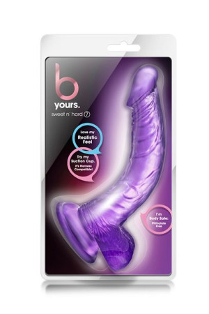 Dildo-b Yours Sweet N Hard 7 Purple