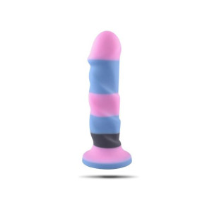 Kolorowe realistyczne dildo penis z przyssawką 24cm