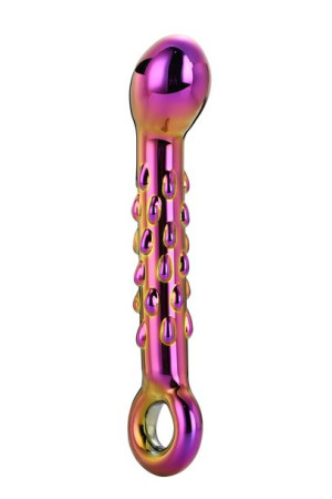 Glamour Glass Ribbed G-spot Dildo