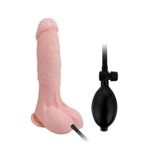 Dildo realistyczne pompowane nadmuchiwany penis 18cm