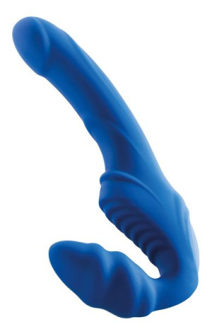 Wibrator lesbijski strap-on bez uprzęży 9 trybów