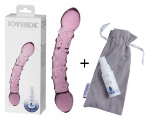 Szklane dildo dwustronne analne waginalne 2 końce