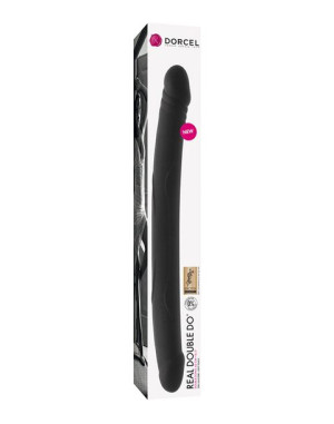 Podwójne dildo realistyczne DORCEL Real Double 42cm czarne