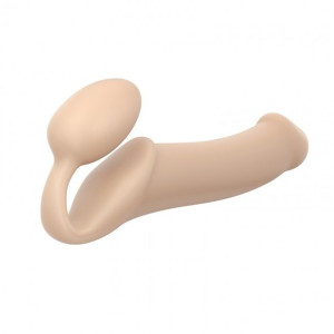 Semi-realistic Bendable Strap-on Vanilla - Xl