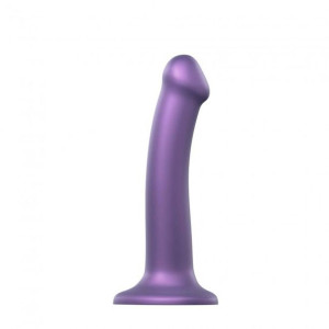 Dildo Mono Density Metallic Purple - M - Shine