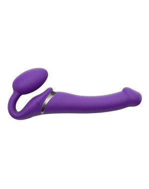 Vibrating Strap-on - M - Purple
