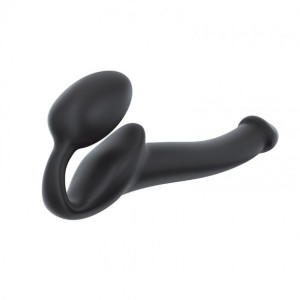 Semi-realistic Bendable Strap-on Black - S