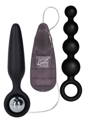 Plug/vibr-booty Call Booty Vibro Kit Black