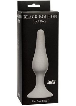 Wtyczka analna plug silikon korek przyssawka 15cm szary