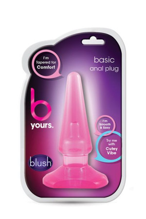 Plug-b Yours Basic Anal Plug Pink