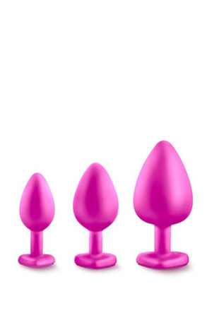Zestaw-luxe Bling Plugs Training Kit Pink