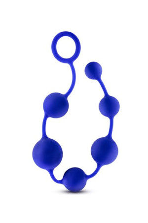 Plug/kulki-performance Silicone Anal Beads Indigo