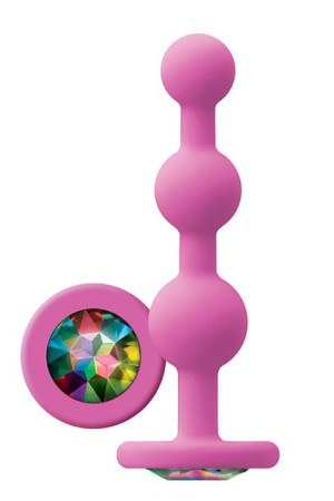 Glams Ripple Rainbow Gem Pink