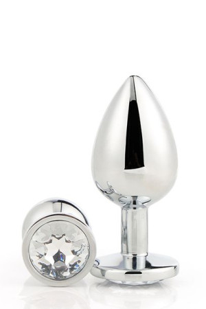 Gleaming Love Silver Plug Medium