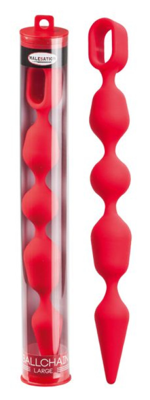 MALESATION Ballchain large red