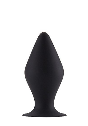 Butt Plug with Suction Cup - Small - Black