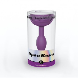 Korek analny róża s size - purple rain