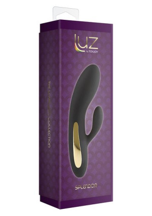Wibrator punkt G łechtaczka królik USB 7 trybów 17cm LED czarny