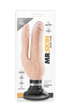 Wibrator-mr. Skin Cock Vibes Double Vibe Beige