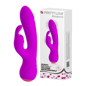 Wibrator królik stymulacja łechtaczki pamięć 17cm 12 trybów USB