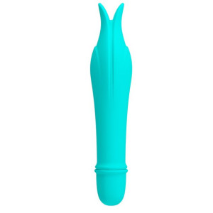Masażer stymulator łechtaczki wibrator punkt G 14cm 10 trybów niebieski