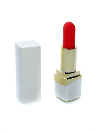 Kompaktowy mini wibrator sex masażer 9cm 10trybów biały