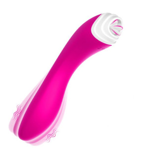 Wibrator punktu G masażer łechtaczki 19cm 9 trybów różowy