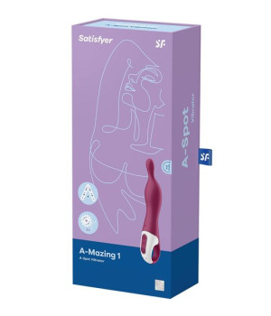 Wibrator do punktu A Satisfyer A-Mazing 1 12 trybów 21cm czerwony