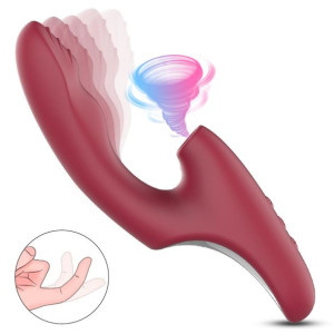 Wibrator-Silicone Vibrator USB 7+7+7 functions
