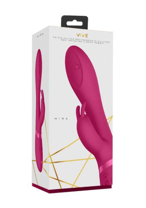 Wibrator masażer - Spinning G-spot Rabbit - Pink