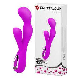 Masażer łechtaczki wibrator punkt G 19cm USB 10trybów