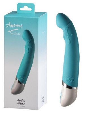 MINDS of LOVE Amorous Dual Vibrator turquoise
