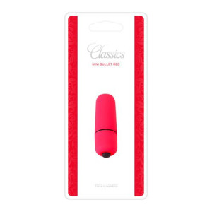 Mini wibrator mały sex masażer łechtaczki 5 cm czerwony