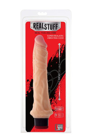Wibrator-realstuff 8.6inch Vibrator - Flesh