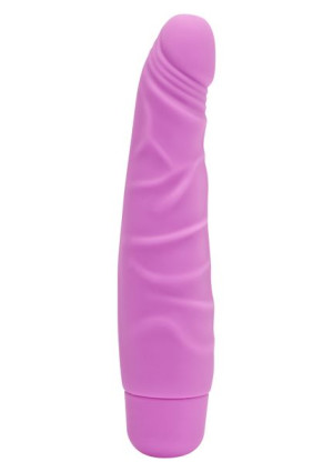 Wibrator realistyczny wodoodporny silikon fiolet 16 cm