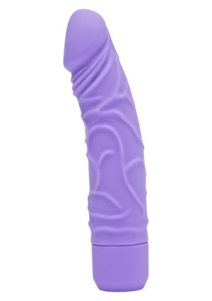 Wibrator realistyczny silikonowy 20 cm fioletowy
