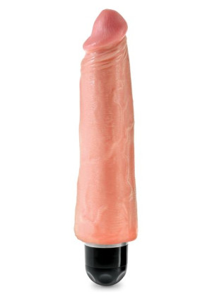 Wibrator-king Cock 8"""" Vibr Stiffy Flesh